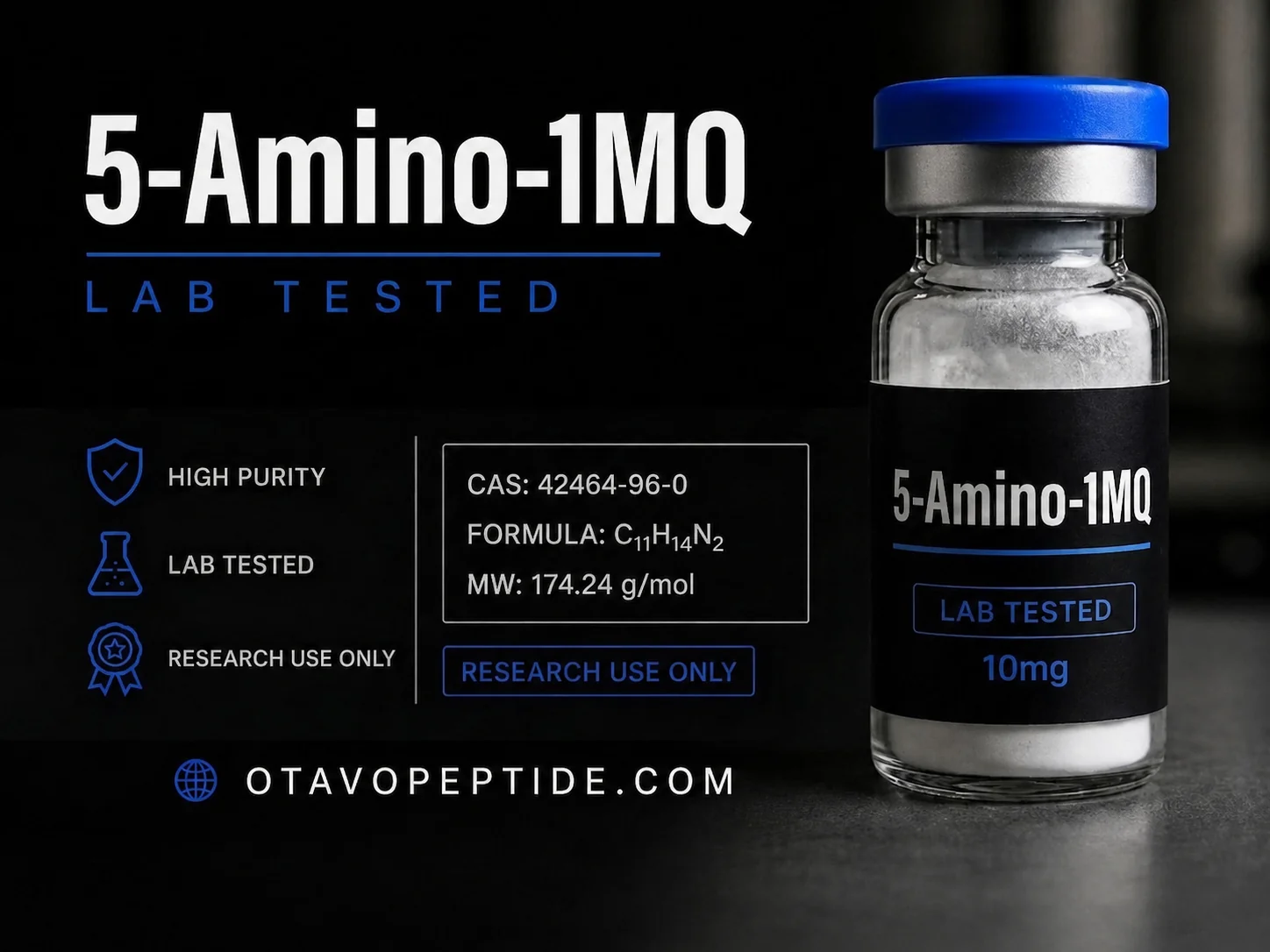 5-Amino-1MQ research peptide