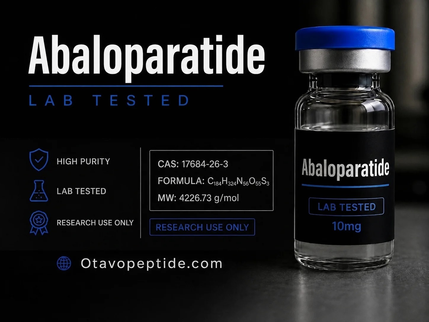 Abaloparatide research peptide