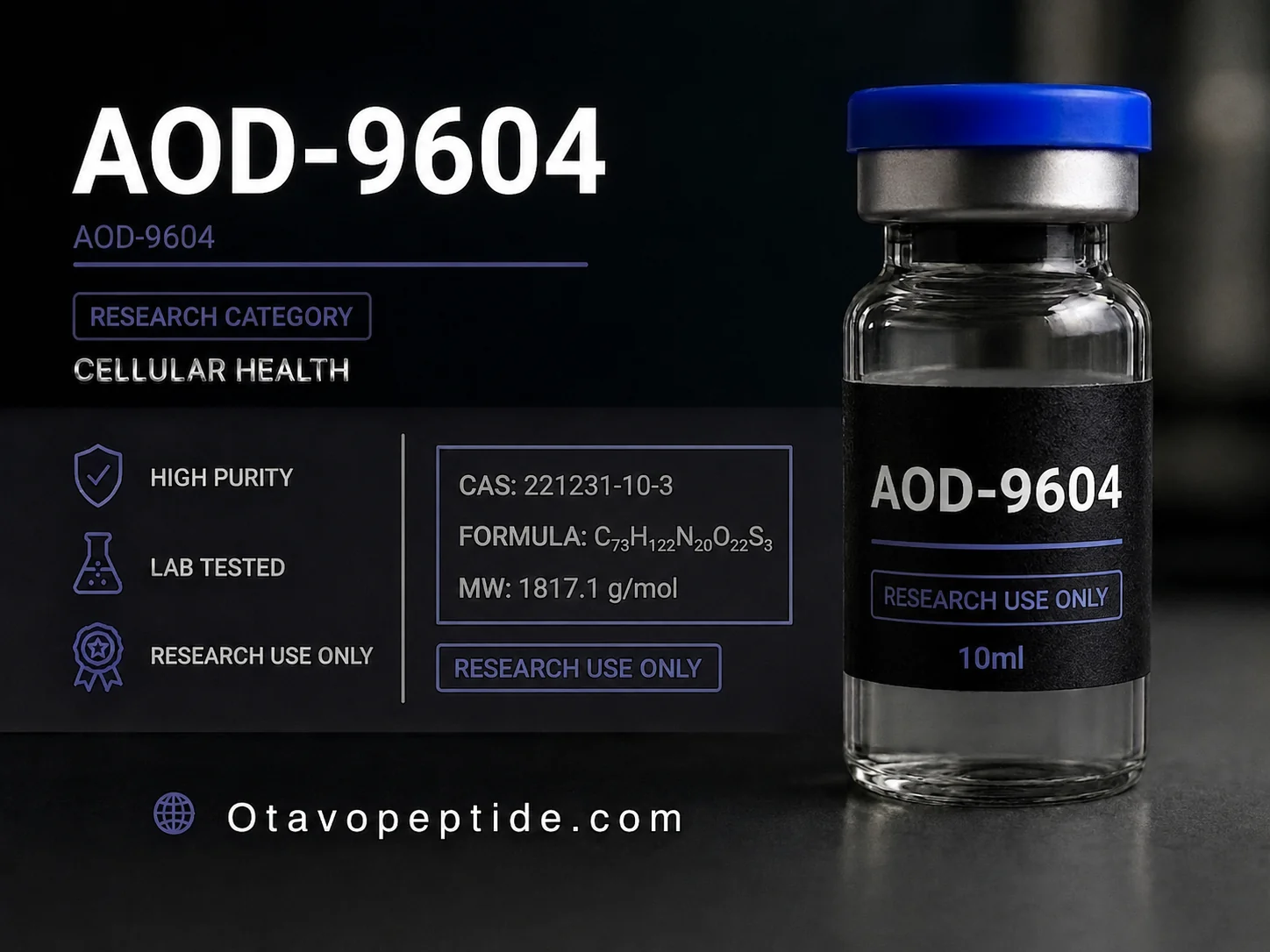AOD-9604 research peptide