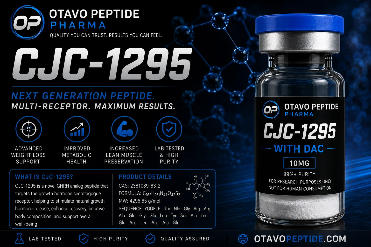 CJC-1295 research peptide