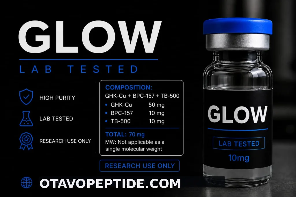 GLOW research peptide