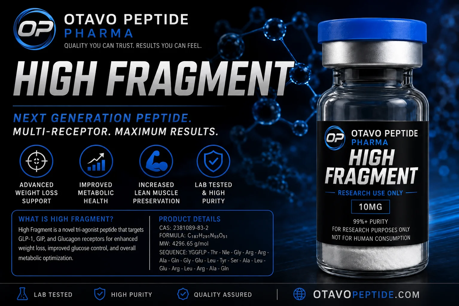 HGH Fragment 176–191 research peptide