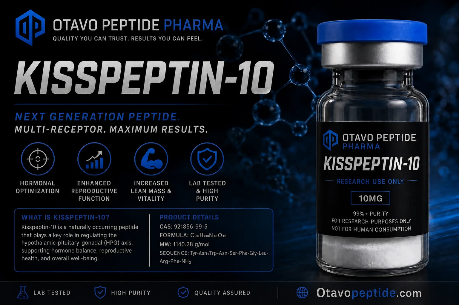 Kisspeptin-10 research peptide
