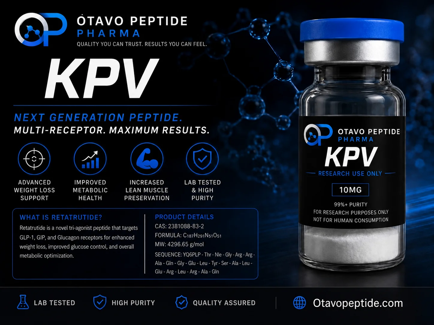 KPV research peptide