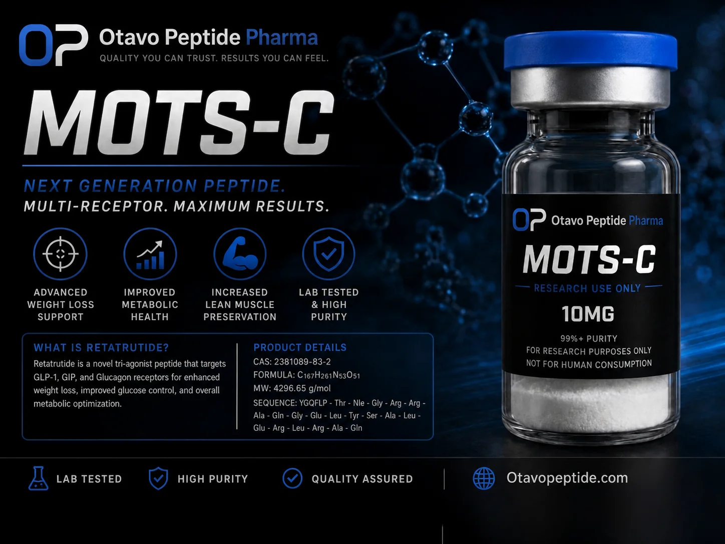 MOTS-C research peptide