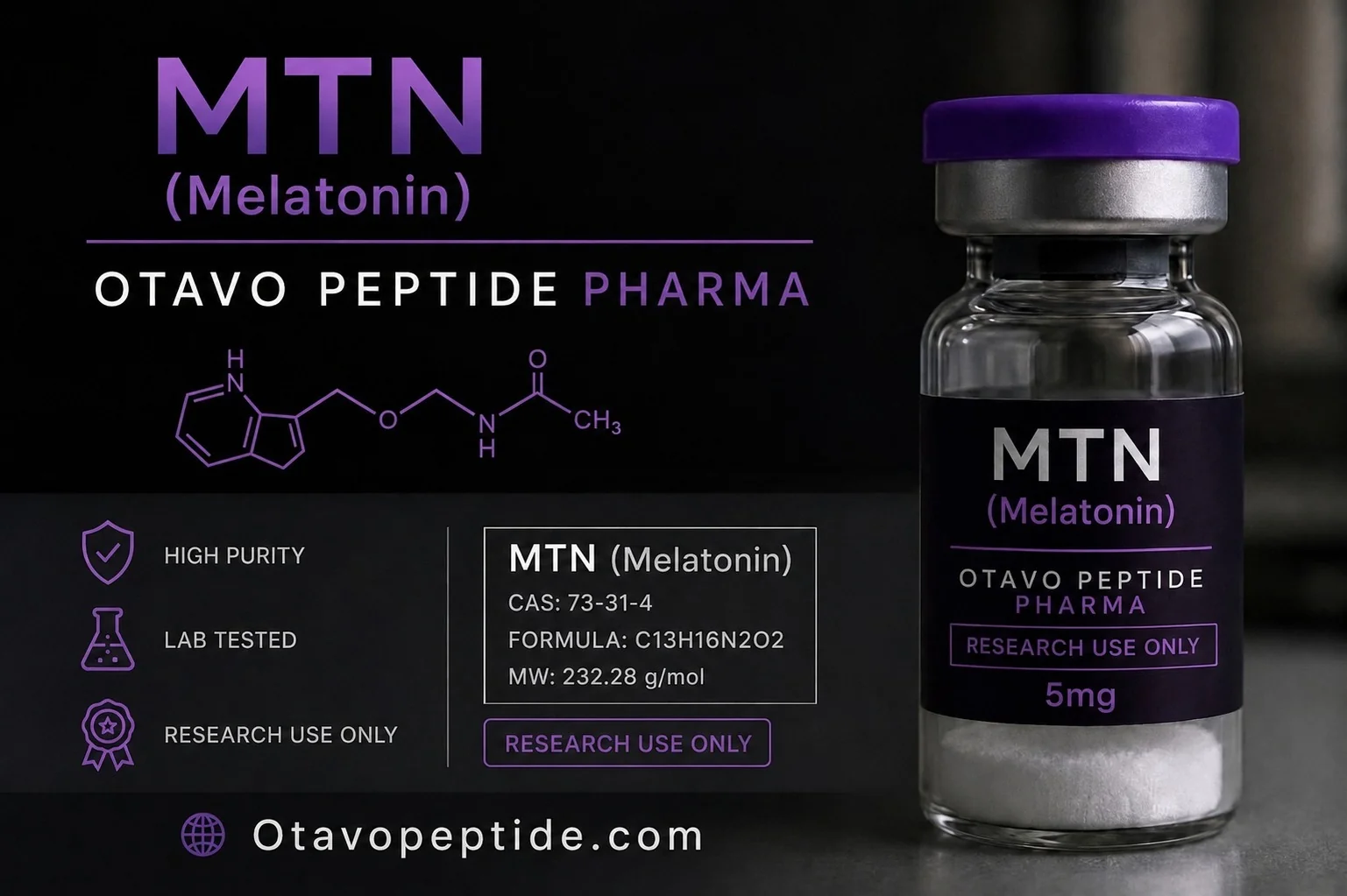 MTN (Melatonin) research peptide