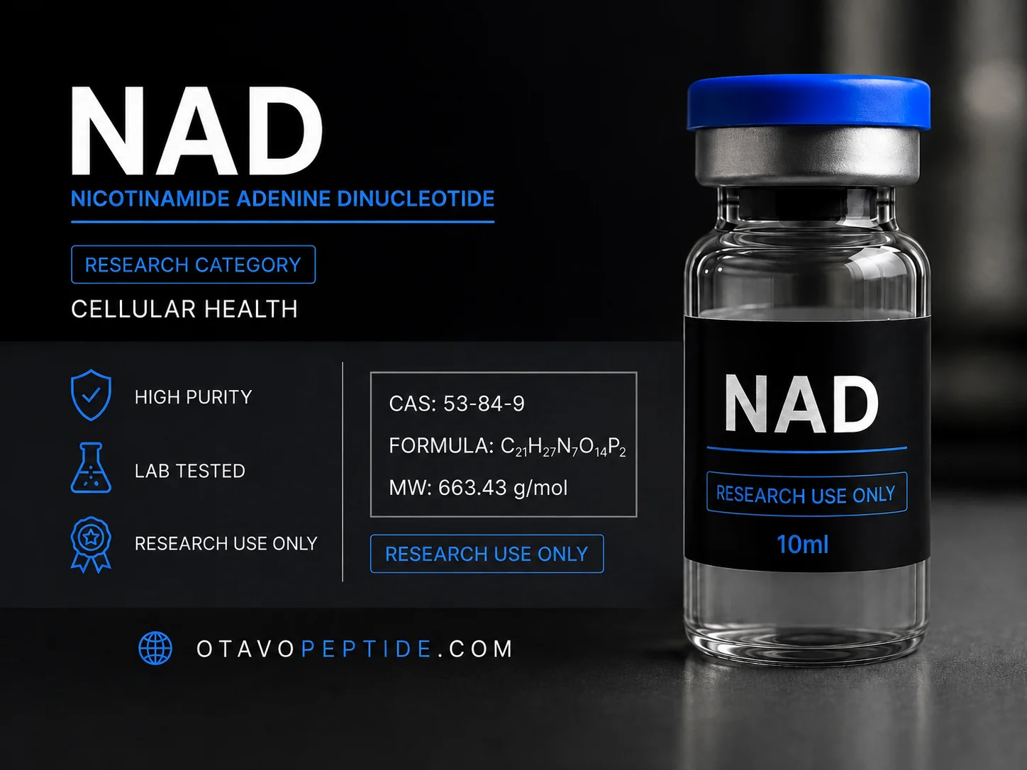 NAD research peptide