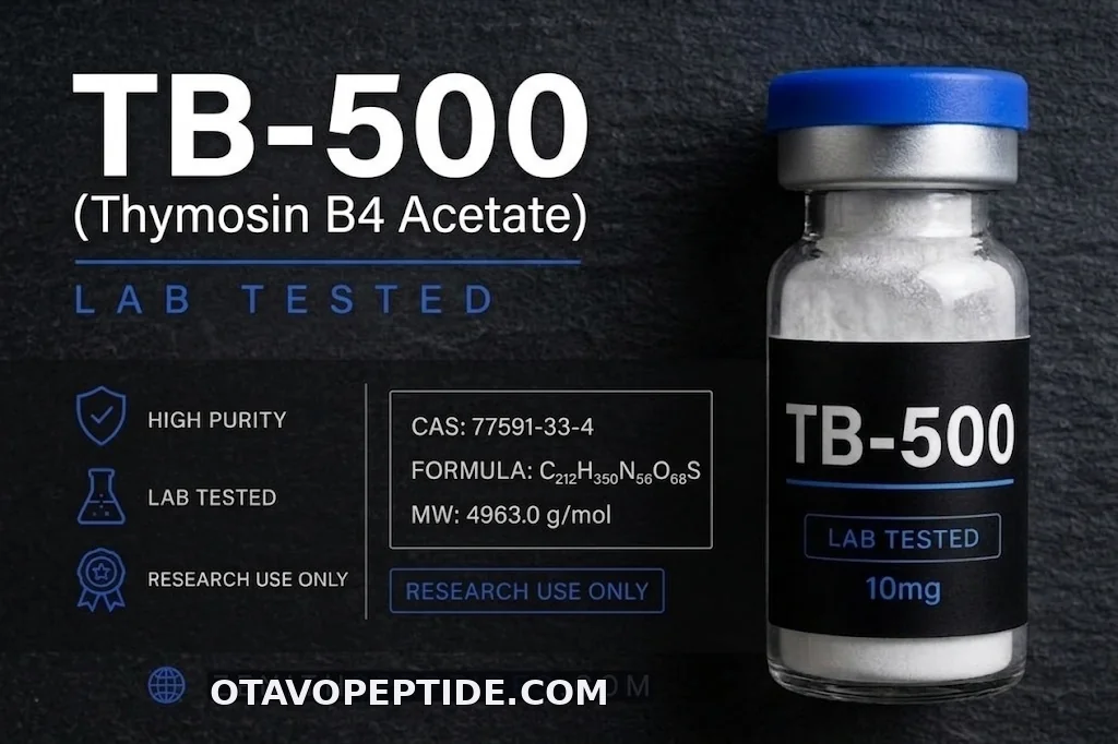 TB-500 (Thymosin B4 Acetate) research peptide